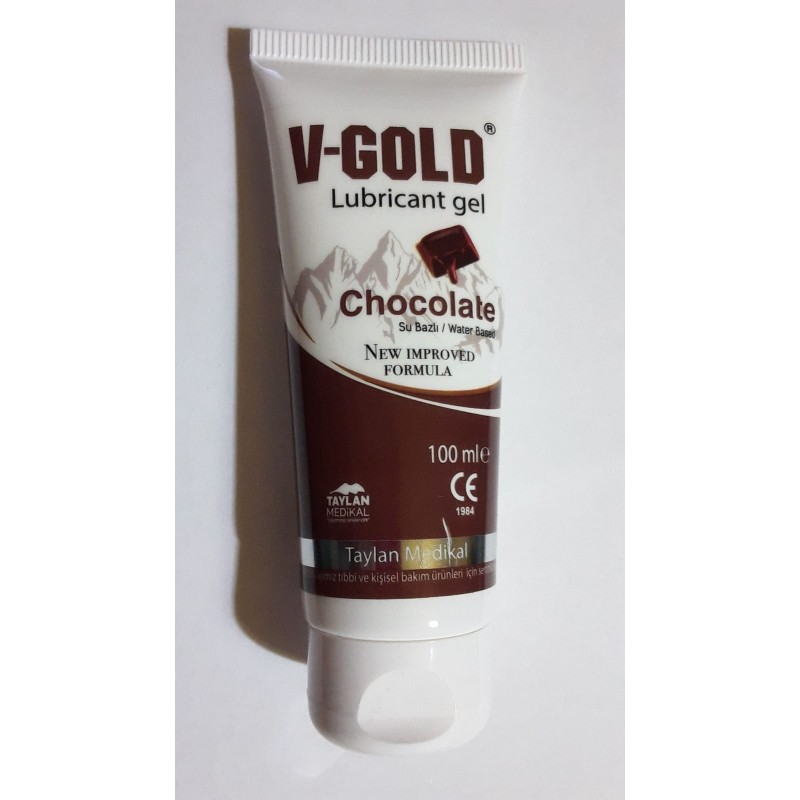 V-Gold Lubricant Gel Chocolate 100ml 